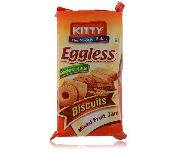 KITTYS EGGLESS JAM COOKIES